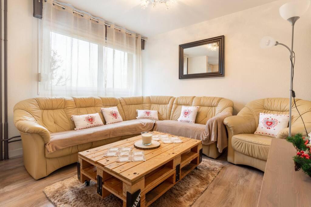 Superbe Appartement Spacieux Avec Parking Gratuit Illzach Zewnętrze zdjęcie
